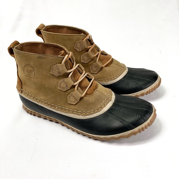 Sorel Out N About Lace Up Duck Boots Size 7 - Picture 2 of 8